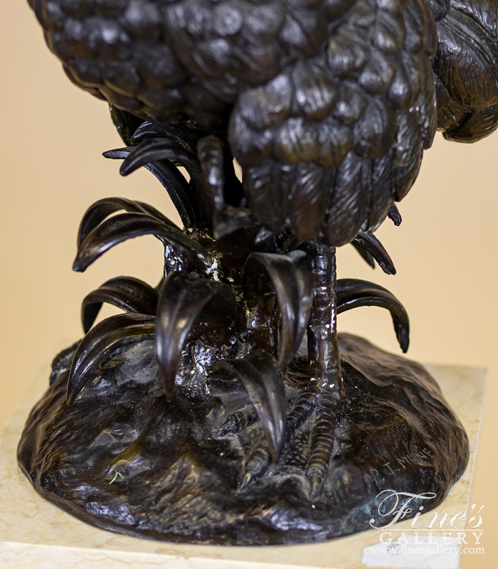 Bronze Fountains  - Bronze Ostrich  - BF-526